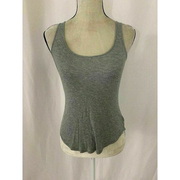 J Crew Womens Solid Gray Scoop Neck Tank Top Xxs - Picture 1 of 6